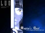 Blue wallpaper of Luo...